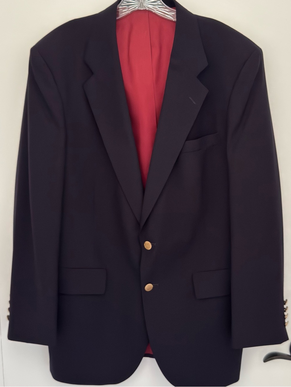 Bristol House Navy Blazer 40R Ivy League Preppy Old Money Dark Academia Luxury